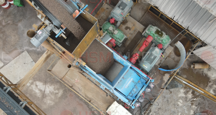 卵石制砂機生產現場 卵石制砂機生產現場